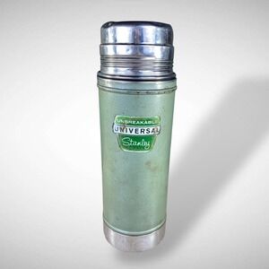 Stanley 1357 1‎ Quart Thermos SuperVac Steel Lined 1959 Industrial NO Stopper